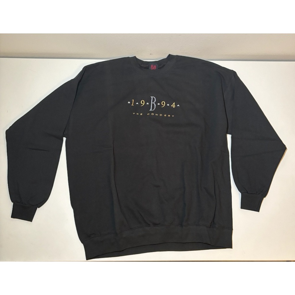 Barbara Streisand Vintage 1994 'The Concert' Tour Sweatshirt | Black | 2XL
